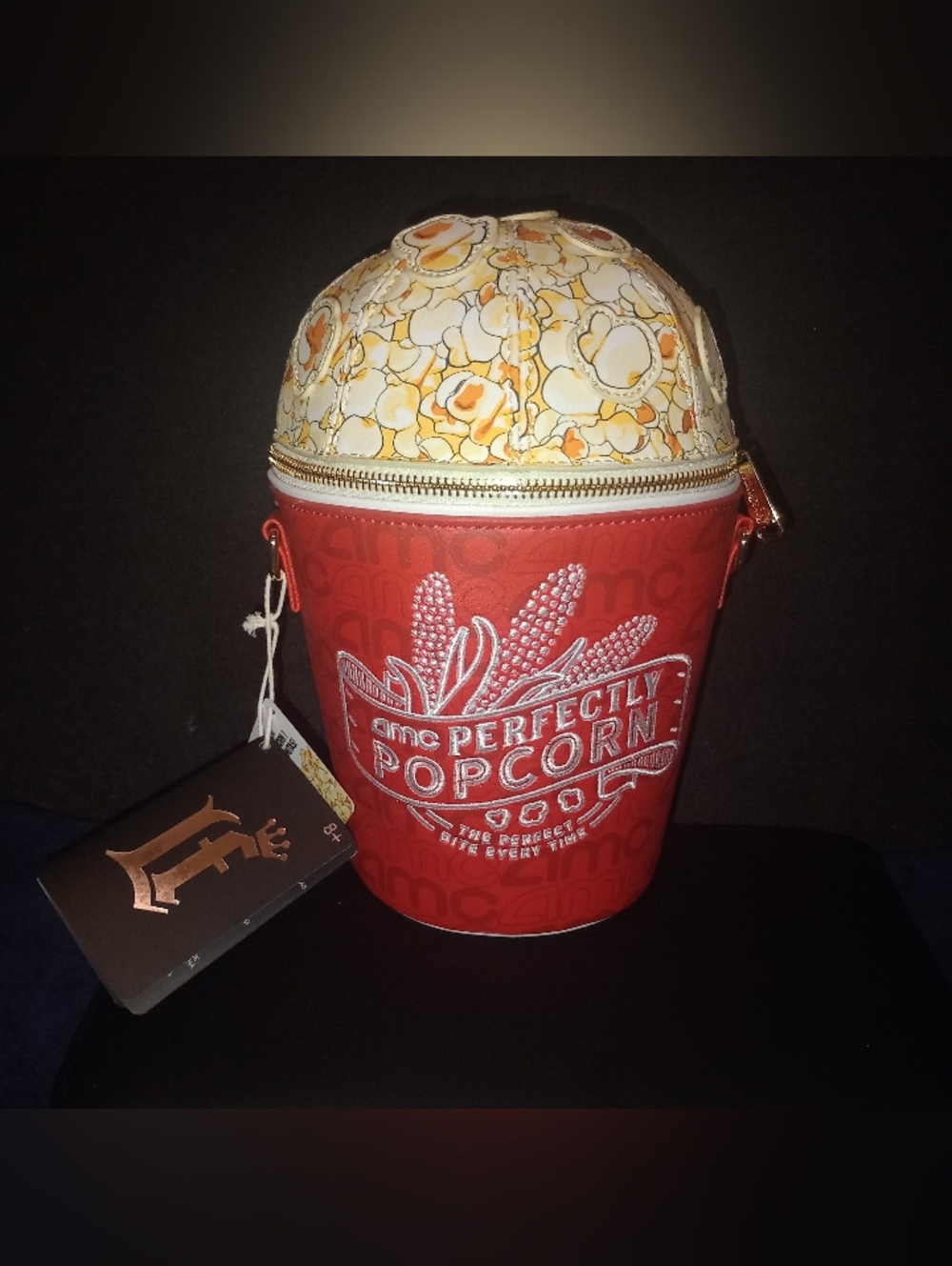 NWT Loungefly X AMC "Perfectly Popcorn" Crossbody Bag